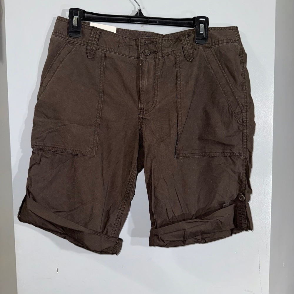 Polo jeans company Ralph Lauren Mfg brown NEW Bermuda shorts women's size 8